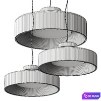 Atipico Pesi Pendant lamp 3D Model Vray