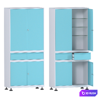 Medical cabinet Rommel 3D Model Vray