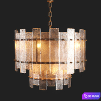 Chandelier Caprera Eichholtz 3D Model Vray, Corona
