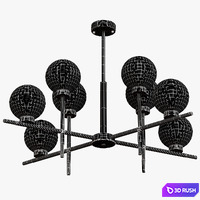 Nordic Creative pendant light 3D Model Vray, Corona