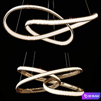 Pendant chandeliers SEAGULL by Lampatron ⌀ 60cm ⌀ 80cm 3D Model Corona