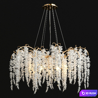 Crystal Chandelier Collection 3D Model Vray