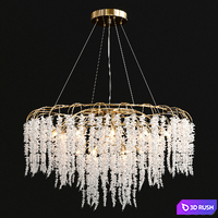 Crystal Chandelier Collection 3D Model Vray
