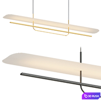 Reflector Linear LED Pendant 3D Model