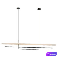 Reflector Linear LED Pendant 3D Model Vray