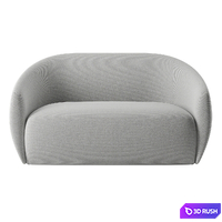 Lobby 2 Seater by Wendeblo 3D Model Corona