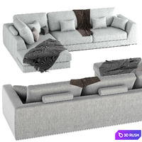 Ralph Modern Sofa 3D Model Vray, Corona