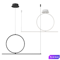 Ondaluce Acrobat plafoniera Led 3D Model Corona