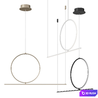 Ondaluce Acrobat plafoniera Led 3D Model Corona