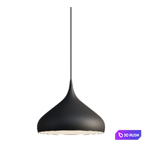 Chandelier &amp;TRADITION SPINNING PENDANT BH2 HANGLAMP lamp 3D Model Corona