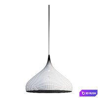 Chandelier &amp;TRADITION SPINNING PENDANT BH2 HANGLAMP lamp 3D Model Corona