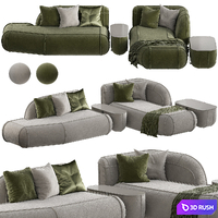 Raft 3D Model Vray