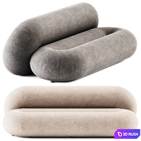 Loop Sofa by Sancal 3D Model Corona