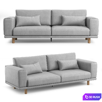 Sofa Carero 3D Model Corona