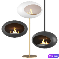 Le Feu | Fireplace 3D Model Corona