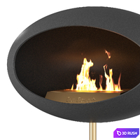 Le Feu | Fireplace 3D Model Corona