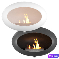 Le Feu | Fireplace 3D Model Corona