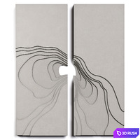 Wall decor 16 3D Model Vray, Corona
