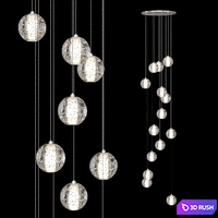 INTEGRATOR Cyrstal Rain IT-1606 chandelier 3D Model Corona