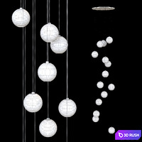 INTEGRATOR Cyrstal Rain IT-1606 chandelier 3D Model Corona