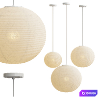 Vitra Akari Pendant 3D Model Vray