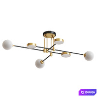 Ceiling chandelier F-Promo Complesso 3095-6P 3D Model Corona