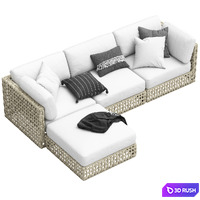 Globewest Marina Sofa 3D Model Vray