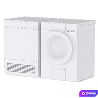 V-Zug AdoraWash and AdoraDry V6000 washer and dryer 3D Model Corona