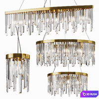Bennett Chandelier Collection 3D Model Vray, Corona