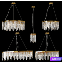 Bennett Chandelier Collection 3D Model Vray, Corona