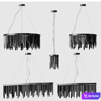 Bennett Chandelier Collection 3D Model Vray, Corona