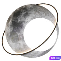 CRATER chandelier by Lampatron 3D Model Corona