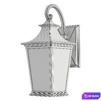 Emliviar Outdoor Wall Light 3D Model Corona