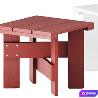 Crate Outdoor Table by Hay 3D Model Corona
