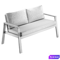 Frares sofa 3D Model Corona
