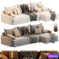 Archi Sofa by Skdesign, sofas 3D Model Corona