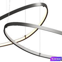Cattelan Italia Magellano Magnum Pendant Lamp 3D Model Vray, Corona