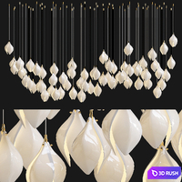 BLOOM BLANKET CHANDELIER 3D Model Vray