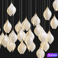 BLOOM BLANKET CHANDELIER 3D Model Vray