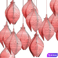 BLOOM BLANKET CHANDELIER 3D Model Vray