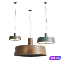 Marset Soho Pendant Lamp 3D Model Vray, Corona