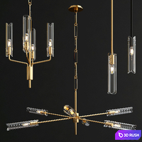 CASORIA pendant lamp collection 3D Model Vray