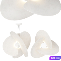 Luceplan Levante Lamp 3D Model Vray