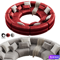 PUFFALO Modular Lounging 2 3D Model Corona