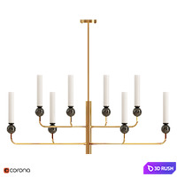 SENSEI L Chandelier 3D Model Corona