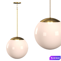 OPALINE PENDANT 3D Model Vray, Corona