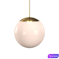 OPALINE PENDANT 3D Model Vray, Corona