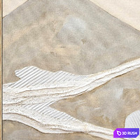 Abstract Painting Set of 3 pieces - No 55 3D Model Vray, Corona