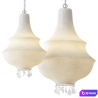 Lady D Pendant Light 3D Model Vray