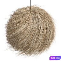 Suspension demi-boule Palm 3D Model Vray, Corona
